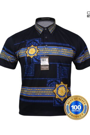 Kaos Kerah Kemeja Pria Crocodile Diamond Platinum Katun Halus 0153