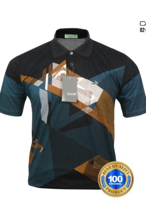 Kaos Kerah Pria Crocodile Hijau Original Katun Halus 0791