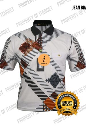 Kaos Kerah Pria Jean Bracq Bahan Katun Halus Berkantong 88894