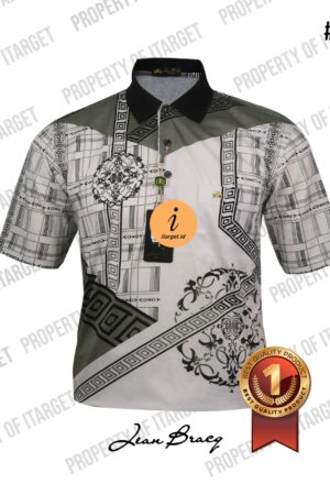 Kaos Kerah Pria Jean Bracq Bahan Katun Halus Berkantong 88897