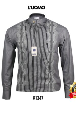 Kemeja Koko PREMIUM Lengan Panjang Bahan Katun L'UOMO 1347