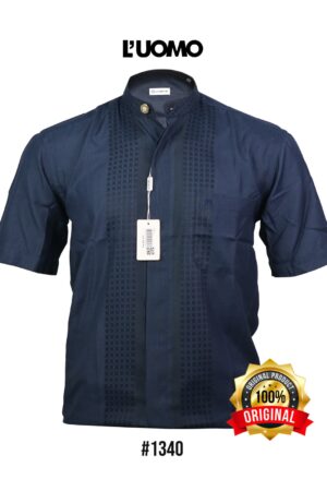 Kemeja Koko PREMIUM Lengan Pendek Bahan Katun L'UOMO 1340
