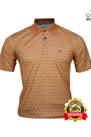 Kaos Kerah Pria Crocodile Diamond / Platinum Katun HALUS 1784