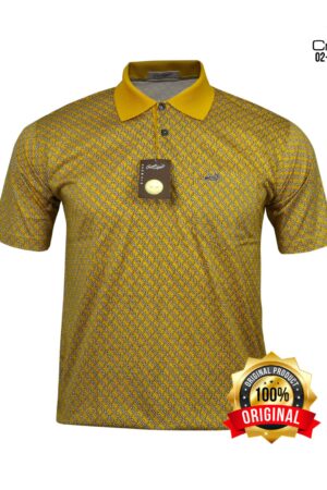 Kaos Kerah Pria Crocodile Diamond / Platinum Katun HALUS 1770 Yellow