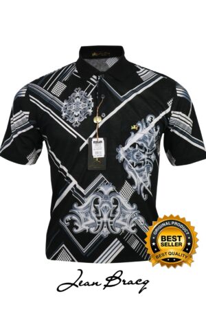 Kaos Kerah Pria Jean Bracq Bahan Katun Halus Berkantong 88900