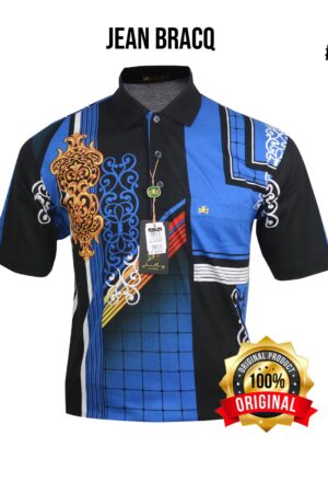 Kaos Kerah Pria Jean Bracq Bahan Katun Halus Berkantong 88901