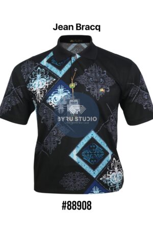 Kaos Kerah Pria Jean Bracq Bahan Katun Halus Berkantong 88908