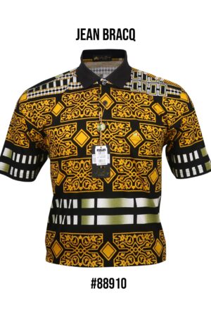 Kaos Kerah Pria Jean Bracq Bahan Katun Halus Berkantong 88910