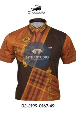 Kaos Kerah Kemeja Pria Crocodile Diamond / Platinum Katun HALUS 0167