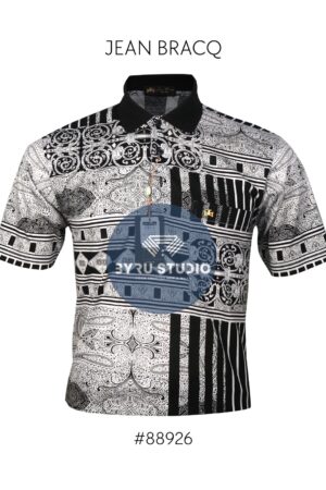 Kaos Kerah Pria Jean Bracq Bahan Katun Halus Berkantong 88926