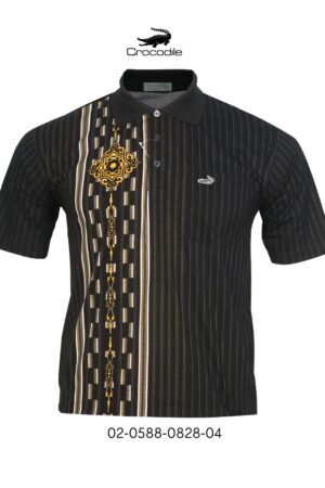 Kaos Kerah Pria Crocodile Hijau Bahan Katun Halus 0828 Originally Authentic