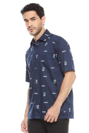 Kemeja Pria Lengan Pendek PREMIUM Katun Halus LUOMO 1378