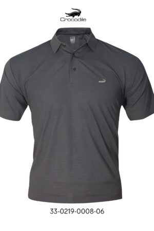 NEW GOLF Edition Kaos Kerah Pria Crocodile Diamond / Platinum Kain HALUS 0008