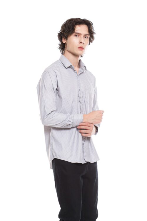 SEMBOSS Essential Kemeja Lengan Panjang Formal Kantor Bahan Katun 11