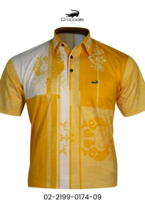 Kaos Kerah Kemeja Pria Crocodile Diamond / Platinum Katun HALUS 0174